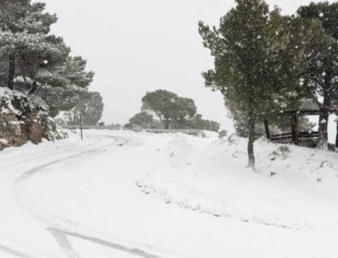 Σε εξέλιξη επιχείρηση απεγκλωβισμού κτηνοτρόφων στη χιονισμένη Χαλκιδική